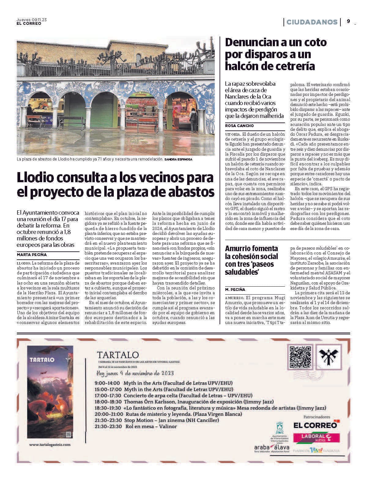 Programación del viernes - Tartalo Festival