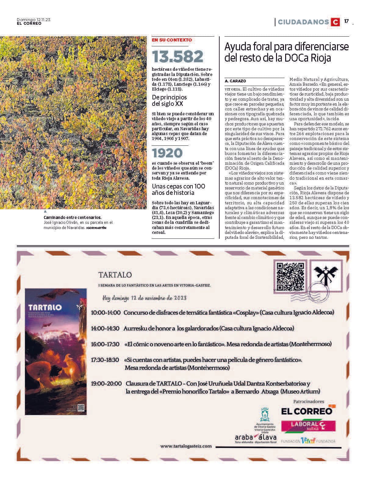 Programación del viernes - Tartalo Festival