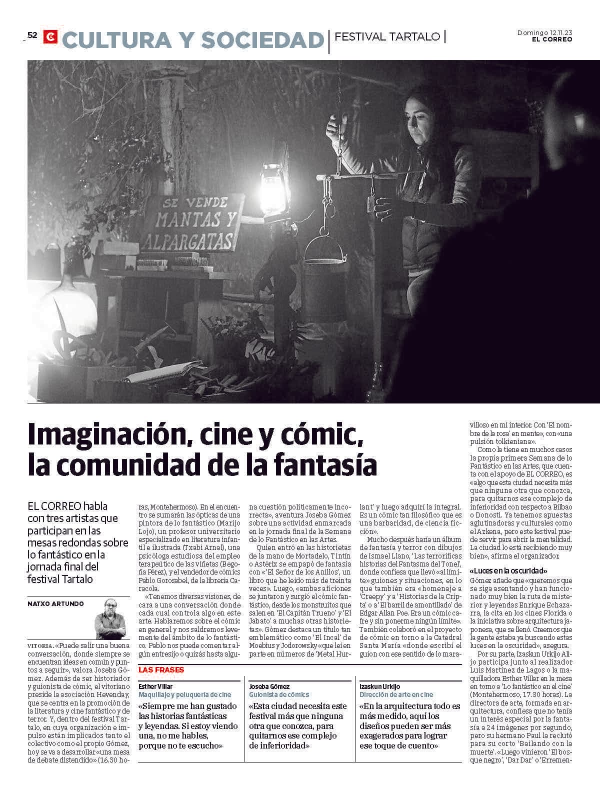 Imagination, cinema and comics, the fantasy community